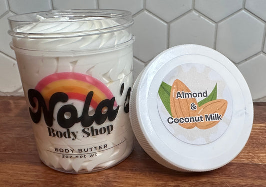 Almond and Coconut Milk Body Butter